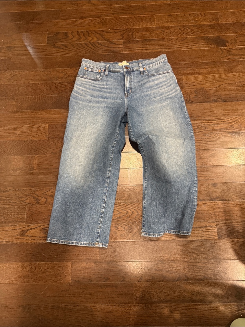 Madewell  Perfect Vintage Wide Leg Jeans. size 33P